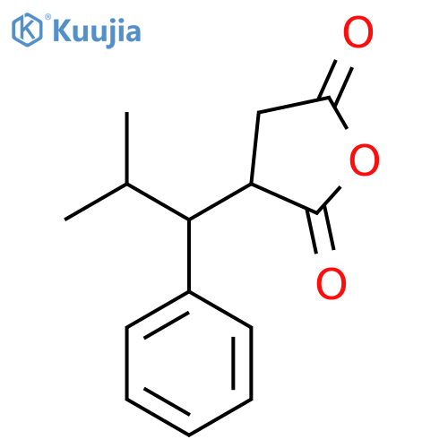 3-(2-Methyl-1-phenylpropyl)oxolane-2,5-dione structure