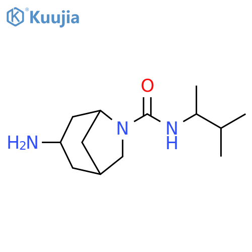 6-Azabicyclo[3.2.1]octane-6-carboxamide, 3-amino-N-(1,2-dimethylpropyl)- structure