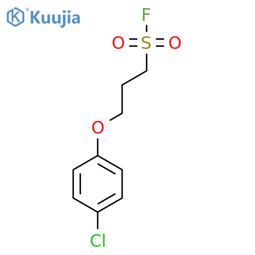 3-(4-Chlorophenoxy)propane-1-sulfonyl fluoride structure