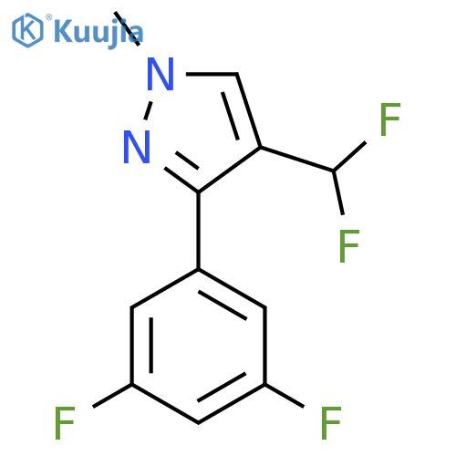 4-(difluoromethyl)-3-(3,5-difluorophenyl)-1-methyl-1H-pyrazole structure