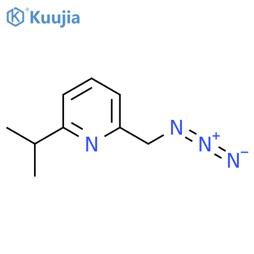 2-(Azidomethyl)-6-(propan-2-yl)pyridine structure