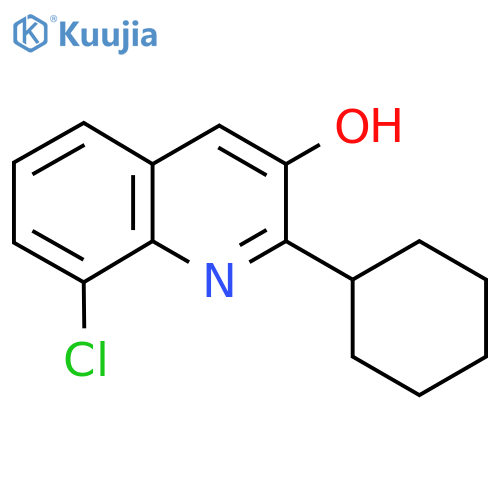 8-Chloro-2-cyclohexylquinolin-3-ol structure