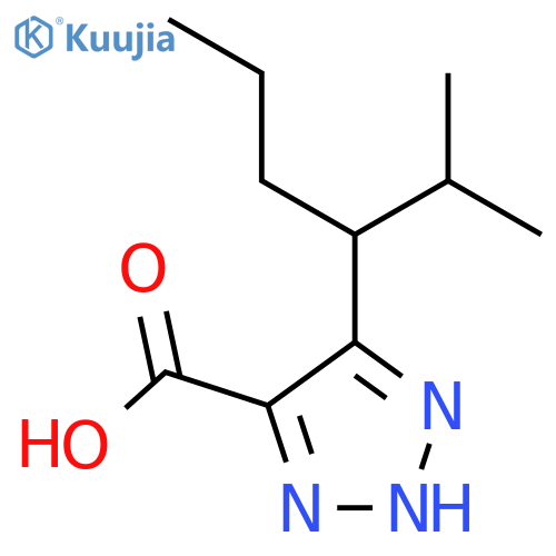 5-(2-methylhexan-3-yl)-1H-1,2,3-triazole-4-carboxylic acid structure