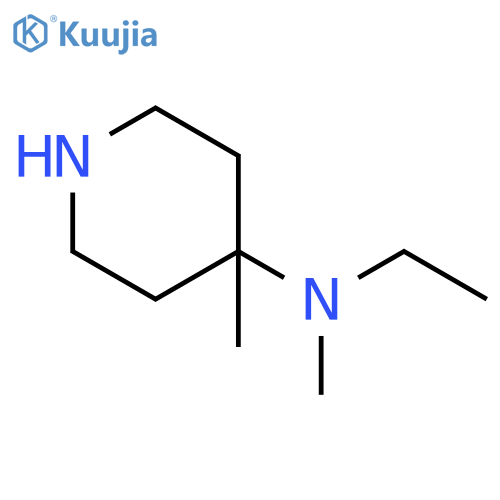 4-Piperidinamine, N-ethyl-N,4-dimethyl- structure