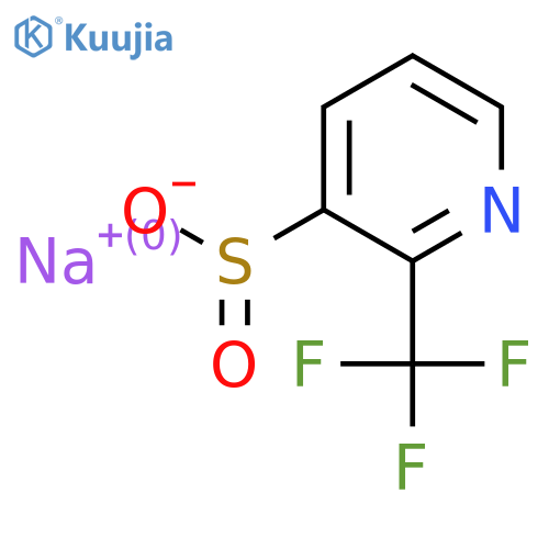 Sodium 2-(trifluoromethyl)pyridine-3-sulfinate structure