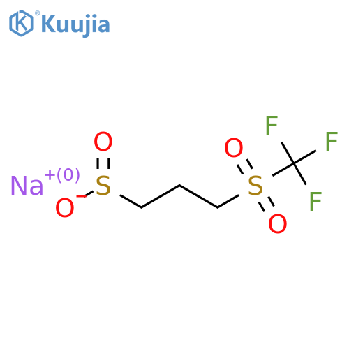 Sodium 3-trifluoromethanesulfonylpropane-1-sulfinate structure