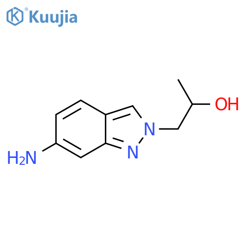 1-(6-amino-2H-indazol-2-yl)propan-2-ol structure