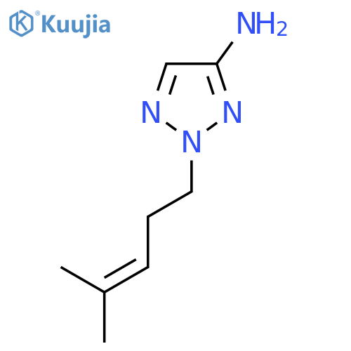 2-(4-methylpent-3-en-1-yl)-2H-1,2,3-triazol-4-amine structure