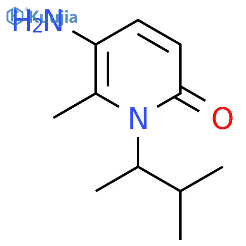 5-amino-6-methyl-1-(3-methylbutan-2-yl)-1,2-dihydropyridin-2-one structure