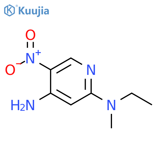2,4-Pyridinediamine, N2-ethyl-N2-methyl-5-nitro- structure