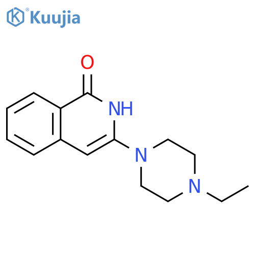 1(2H)-Isoquinolinone, 3-(4-ethyl-1-piperazinyl)- structure