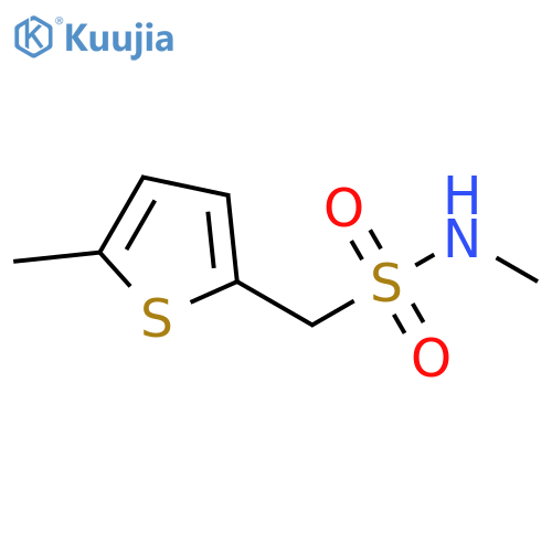 2-Thiophenemethanesulfonamide, N,5-dimethyl- structure