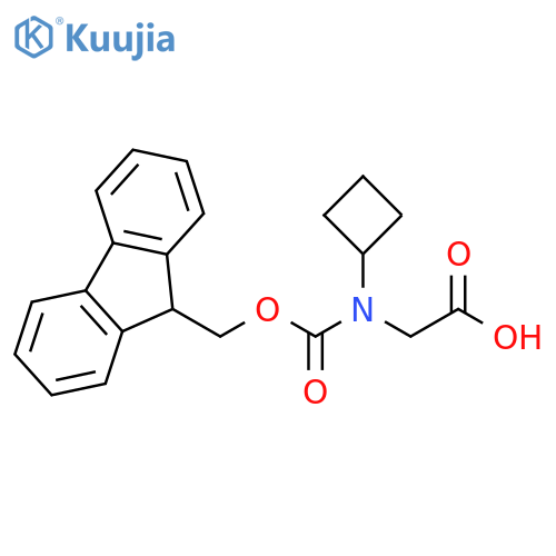 Glycine, N-cyclobutyl-N-[(9H-fluoren-9-ylmethoxy)carbonyl]- structure