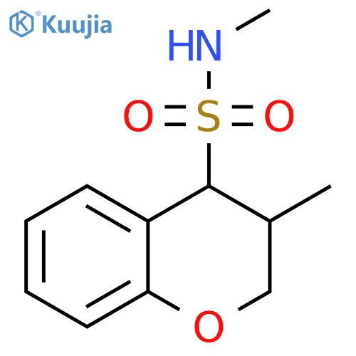 2H-1-Benzopyran-4-sulfonamide, 3,4-dihydro-N,3-dimethyl- structure