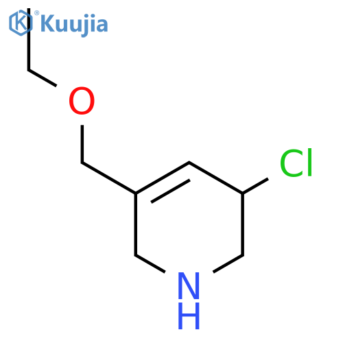 3-Chloro-5-(ethoxymethyl)-1,2,3,6-tetrahydropyridine structure