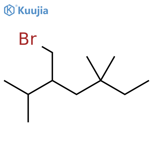 Heptane, 3-(bromomethyl)-2,5,5-trimethyl- structure