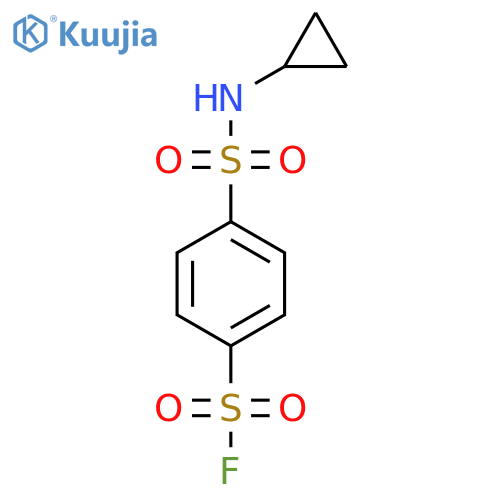4-(Cyclopropylsulfamoyl)benzenesulfonyl fluoride structure