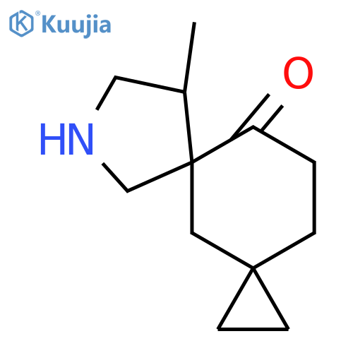 9-methyl-7-azadispiro2.1.4^{5}.3^{3}dodecan-10-one structure