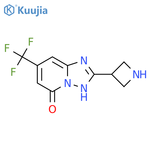2-(azetidin-3-yl)-7-(trifluoromethyl)-1,2,4triazolo1,5-apyridin-5-ol structure