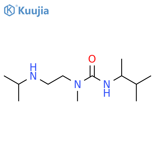 Urea, N'-(1,2-dimethylpropyl)-N-methyl-N-[2-[(1-methylethyl)amino]ethyl]- structure