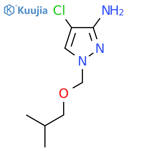 4-chloro-1-(2-methylpropoxy)methyl-1H-pyrazol-3-amine structure