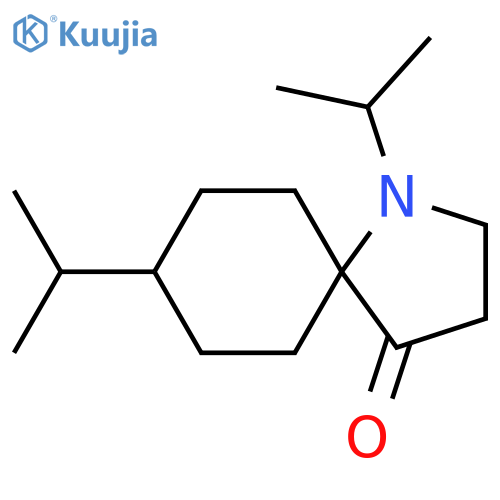 1-Azaspiro[4.5]decan-4-one, 1,8-bis(1-methylethyl)- structure