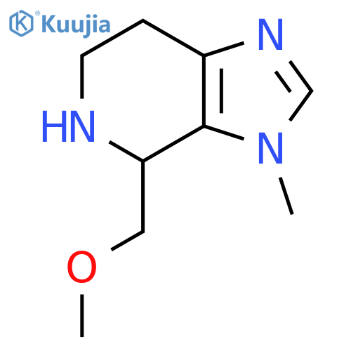 4-(methoxymethyl)-3-methyl-3H,4H,5H,6H,7H-imidazo4,5-cpyridine structure
