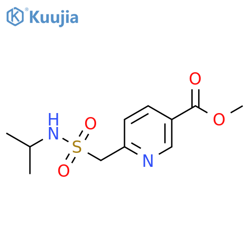 methyl 6-{(propan-2-yl)sulfamoylmethyl}pyridine-3-carboxylate structure