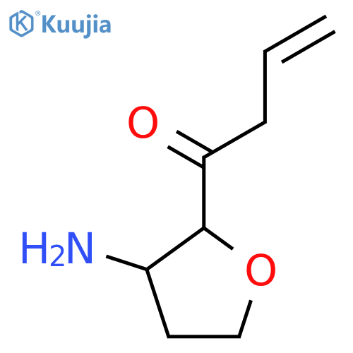 1-(3-Aminooxolan-2-yl)but-3-en-1-one structure