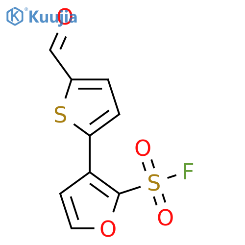 3-(5-Formylthiophen-2-yl)furan-2-sulfonyl fluoride structure