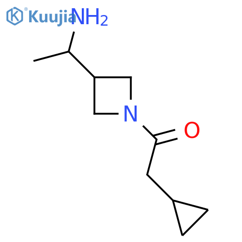 1-3-(1-aminoethyl)azetidin-1-yl-2-cyclopropylethan-1-one structure