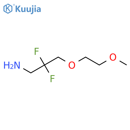 1-(3-Amino-2,2-difluoropropoxy)-2-methoxyethane structure