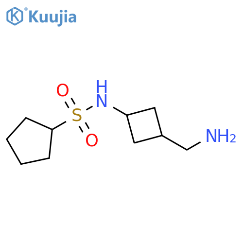 Cyclopentanesulfonamide, N-[3-(aminomethyl)cyclobutyl]- structure