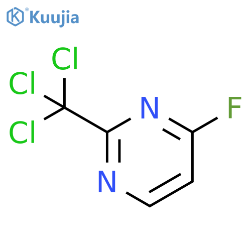 Pyrimidine, 4-fluoro-2-(trichloromethyl)- structure