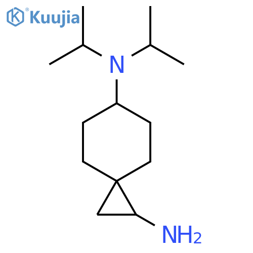 N6,N6-bis(propan-2-yl)spiro2.5octane-1,6-diamine structure