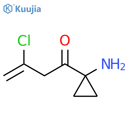 3-Buten-1-one, 1-(1-aminocyclopropyl)-3-chloro- structure