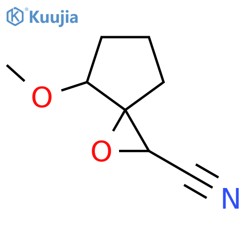 4-Methoxy-1-oxaspiro[2.4]heptane-2-carbonitrile structure