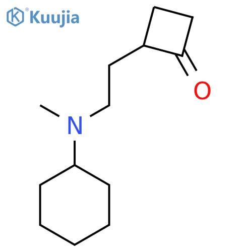 Cyclobutanone, 2-[2-(cyclohexylmethylamino)ethyl]- structure