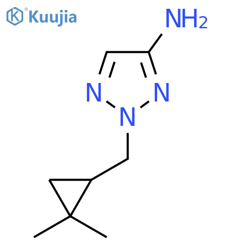 2-(2,2-dimethylcyclopropyl)methyl-2H-1,2,3-triazol-4-amine structure