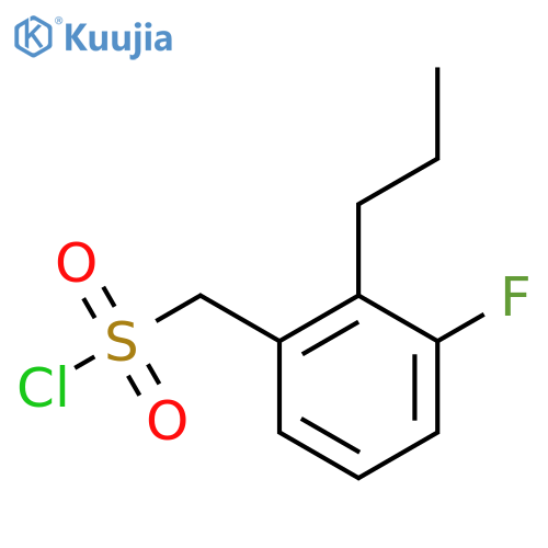 (3-Fluoro-2-propylphenyl)methanesulfonyl chloride structure