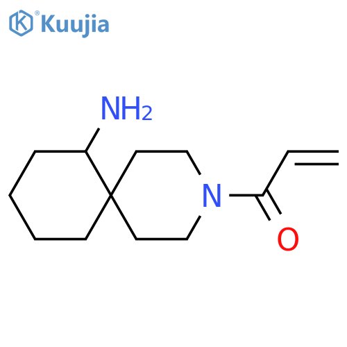 2-Propen-1-one, 1-(7-amino-3-azaspiro[5.5]undec-3-yl)- structure