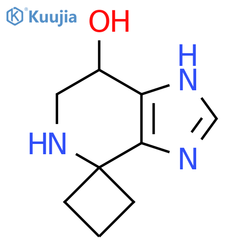 3',5',6',7'-tetrahydrospiro[cyclobutane-1,4'-imidazo[4,5-c]pyridine]-7'-ol structure