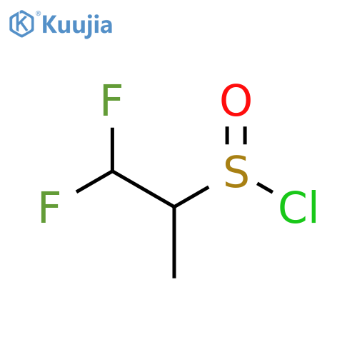 1,1-Difluoropropane-2-sulfinyl chloride structure