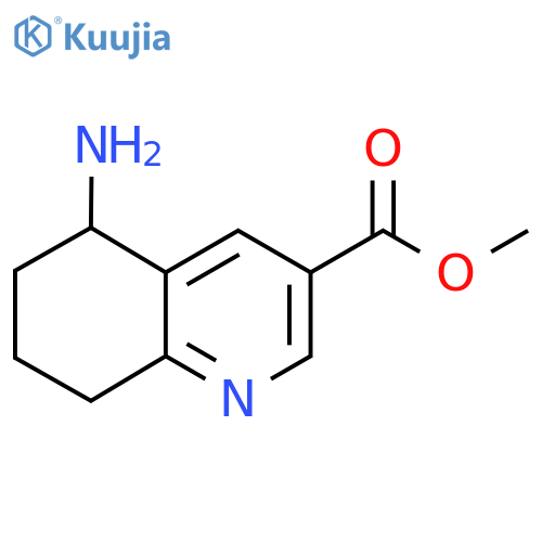Methyl 5-amino-5,6,7,8-tetrahydroquinoline-3-carboxylate structure