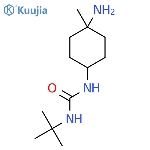 1-(4-Amino-4-methylcyclohexyl)-3-tert-butylurea structure