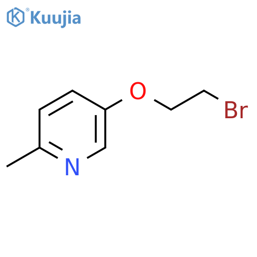 5-(2-Bromoethoxy)-2-methylpyridine structure