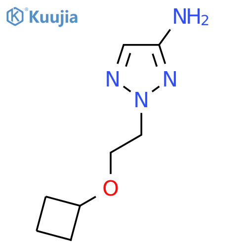 2-(2-cyclobutoxyethyl)-2H-1,2,3-triazol-4-amine structure