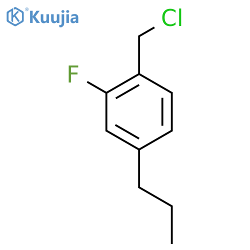 1-(chloromethyl)-2-fluoro-4-propylbenzene structure