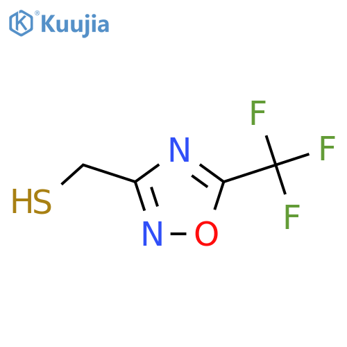 5-(trifluoromethyl)-1,2,4-oxadiazol-3-ylmethanethiol structure