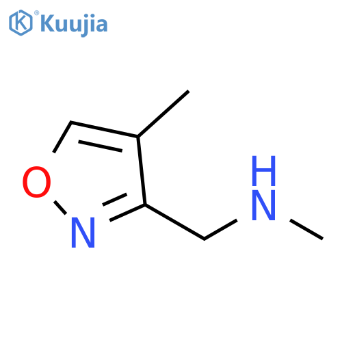 3-Isoxazolemethanamine, N,4-dimethyl- structure